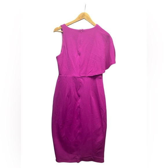 Grace Karin Midi Dress Wrap V Neck One Shoulder Size M - Picture 3 of 5